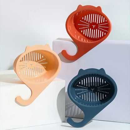 Plastic Kitchen Food Strainer Basket for Vegetables & Pasta