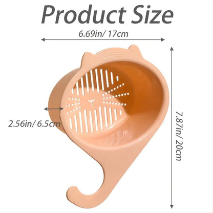 Plastic Kitchen Food Strainer Basket for Vegetables & Pasta