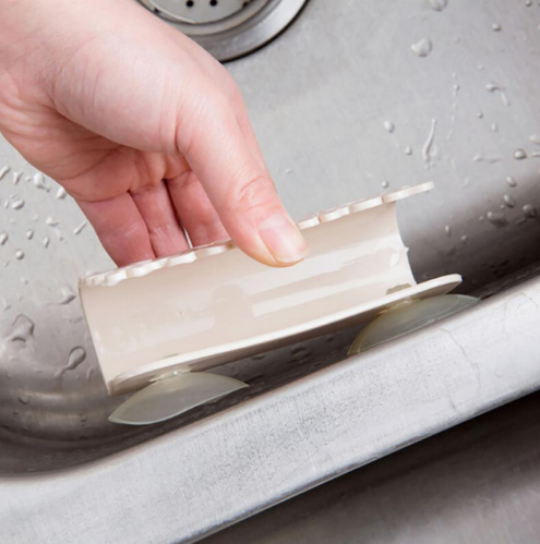 Kitchen Sink Side Shelf, Sponge Holder and Drainer Rack