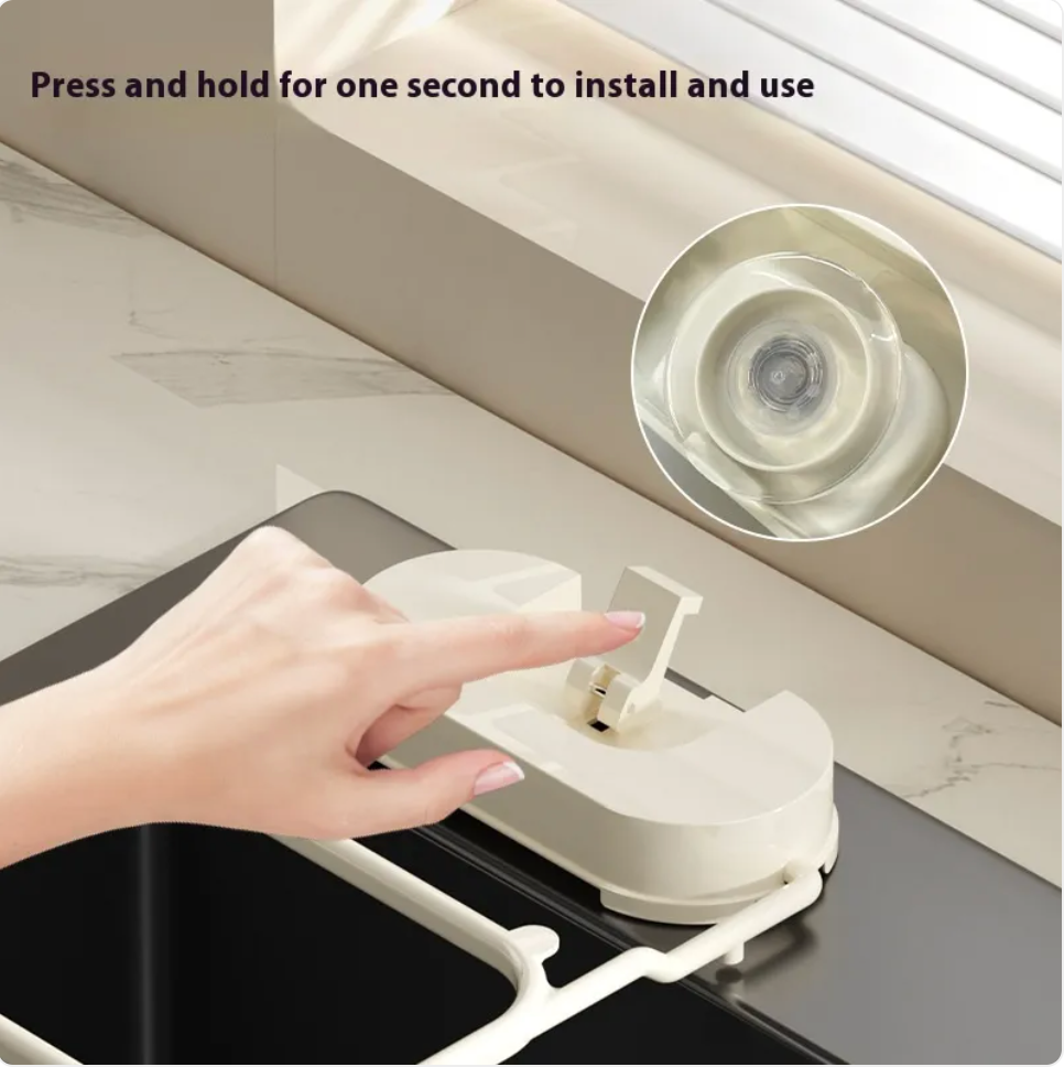 Foldable Sink Strainer with Suction Cup