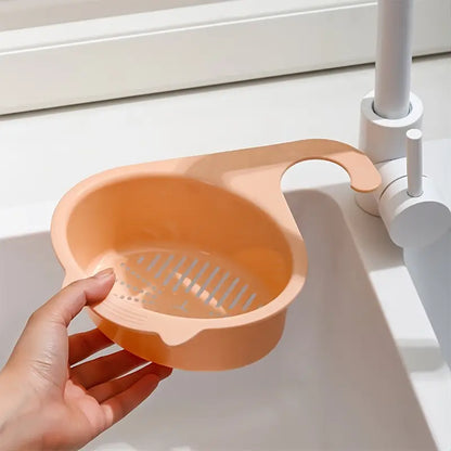 Plastic Kitchen Food Strainer Basket for Vegetables & Pasta